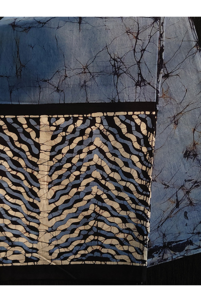 Batik Sarong - Blue Whisps